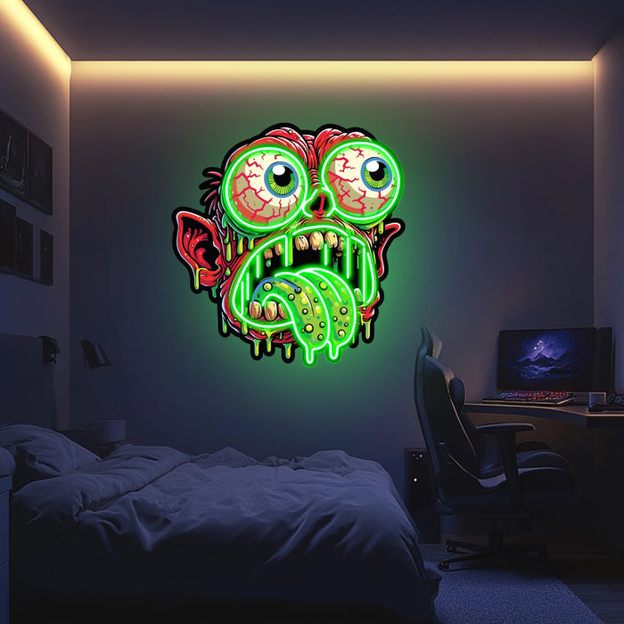 UV Printed Goblin Neon Wall Art- LV0013