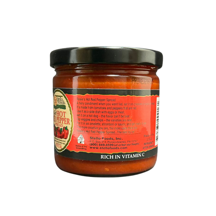 Stello Foods - Rosie's Hot Red Pepper Spread 7 oz