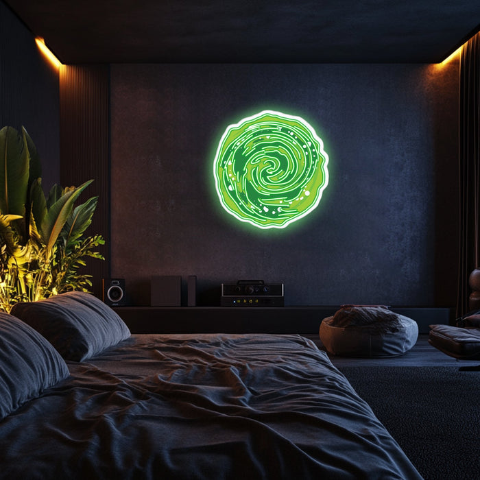 UV Printed Portal Neon Wall Art- LV0041