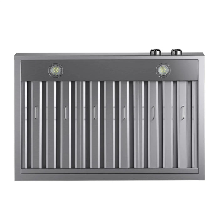 Kucht 36" Ducted Under Cabinet Range Hood Stainless Steel with Digital Controls KRH360-SS