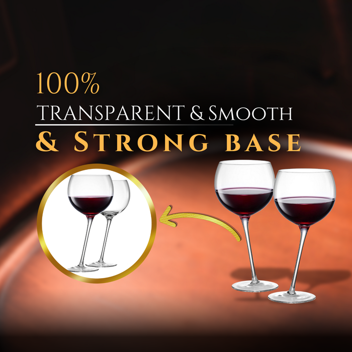 Tipsy Wine Glasses Set of 2 - 15.5OZ Unique Tilted Stemless Wine Glasses for Red or White Wine - Funny Novelty Drinkware for Parties, Bars, and Home Gift Idea - Lead-Free, Dishwasher Safe Glassware