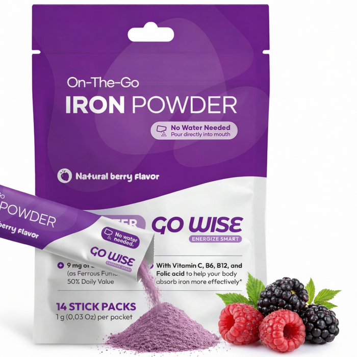 Gentle Iron Supplement for Women and Men (No Water Needed)