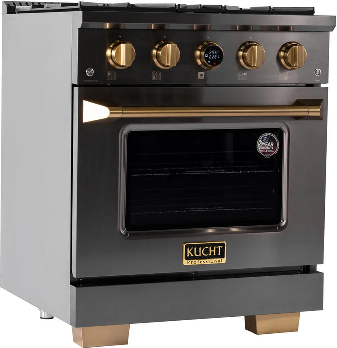 Kucht 30" Freestanding Dual Fuel Range  Liquid Propane KXD30/LP