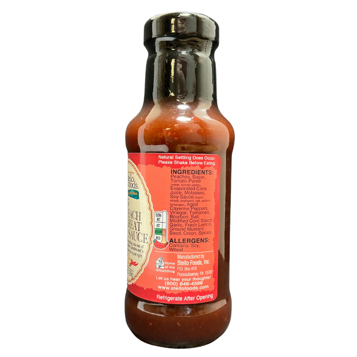 Stello Foods - Rosie's Sweet Peach With Heat BBQ Sauce 13 oz