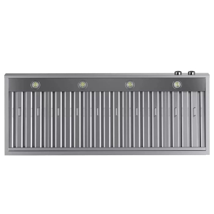 Kucht 60" Ducted Under Cabinet Range Hood Stainless Steel with Digital Controls KRH600-SS