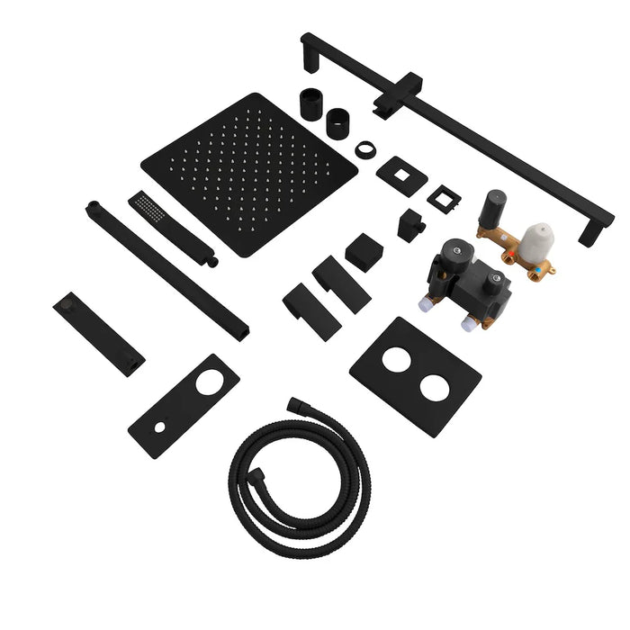 ZLINE Bliss Shower System Oversized Shower Head, BLS-SHS12-MB