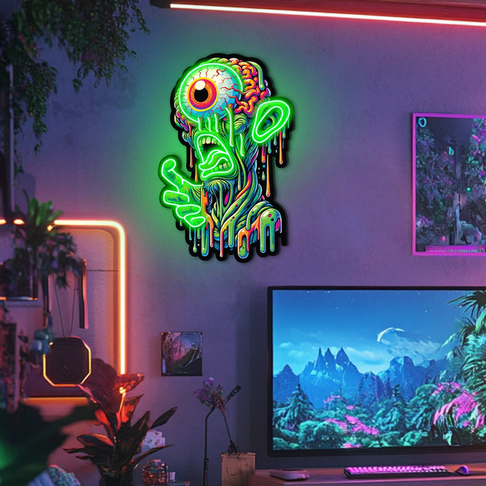 UV Printed Goblin Neon Wall Art- LV0012