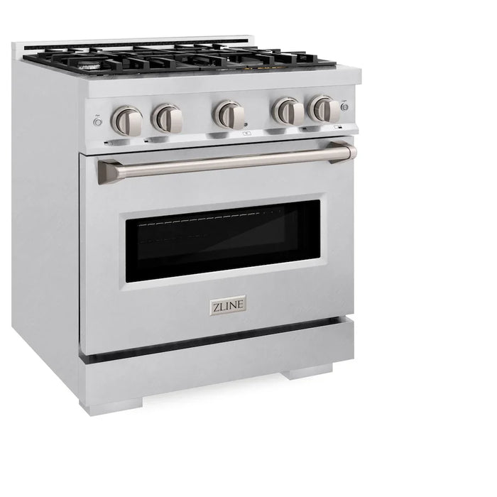 ZLINE 30" Classic Gas Range, Convection Gas Oven DuraSnow® Stainless Steel, CGRS-30