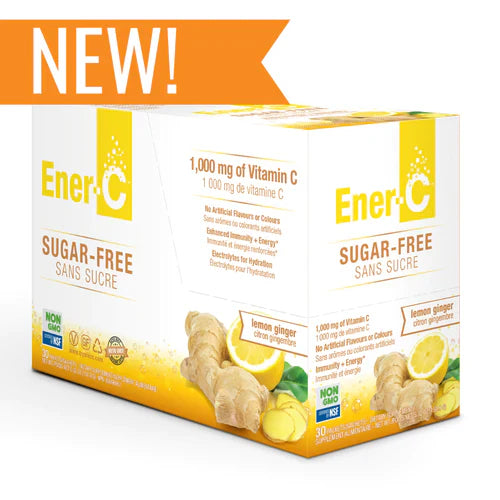 Ener-C Multivitamin Drink Mix with Lemon Ginger Flavor (30 Packets)