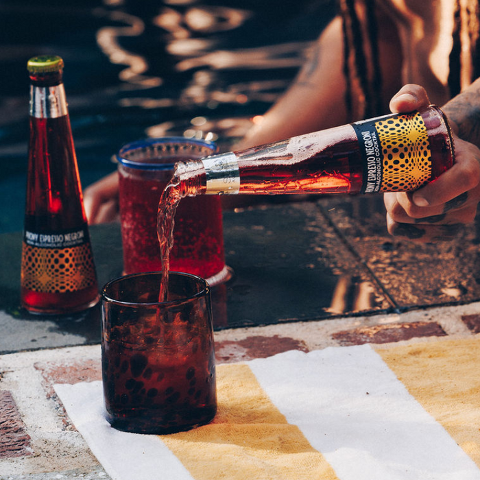 Non-Alcoholic Phony Espresso Negroni®.