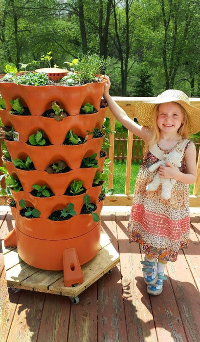 Garden Tower 2™, 50-Plant Composting Vertical Garden Planter (Dropship)