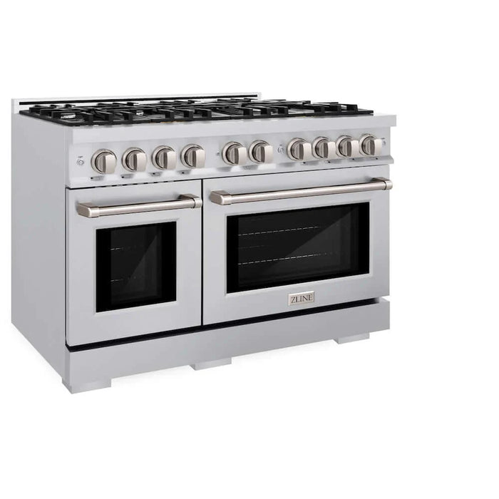 ZLINE 48" Select Dual Fuel Range Gas Cooktop Electric Convection Oven Stainless Steel HDR48