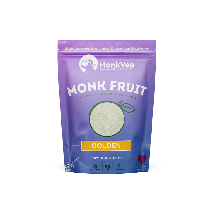 Monk Fruit Sugar | Contains Erythritol, 100% Natural, Zero Calories