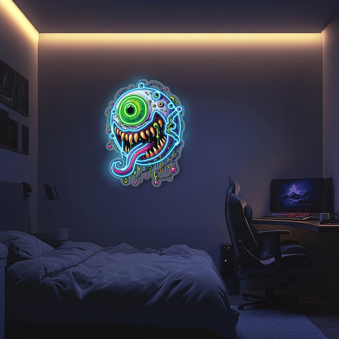 UV Printed Eye Neon Wall Art- LV0072
