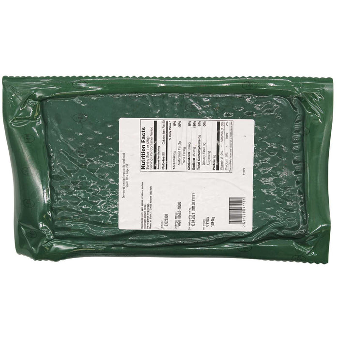 Speck, 6 lbs +/- (4lbs - 6lbs/piece) ,Seasoned and Smoked Italian Ham, Cured in the European Alps Mountains, Alto Adige IGP, Boneless and Ready to Slice, Best sliced paper thin with slicer, (Not Prosciutto), Weight approx. 6 lbs, by Moser Tirolinger brand