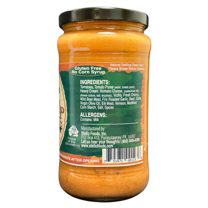 Stello Foods - Rosie's Wild Game Meat Flavored Vodka Sauce 18.5 oz