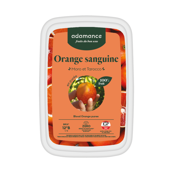 Blood Orange Puree - Premium Citrus Flavor, 2.2 lb