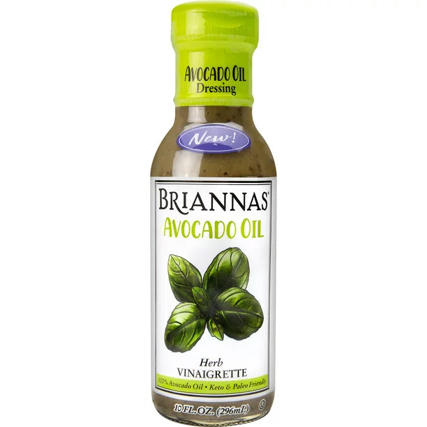 Brianna's Avocado Oil Herb Vinaigrette (Pack of 6 - 10 Fl. Oz.)