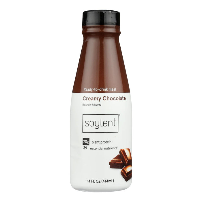 Soylent - Nutritional Drink Creamy Chocolate Plant (Pack of 12-14 Fl Oz)