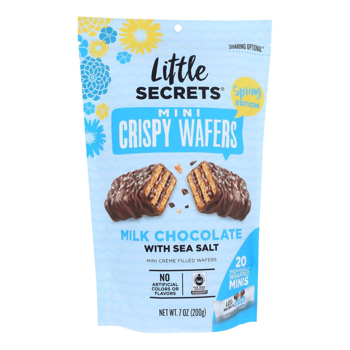 Little Secrets - Mini Wafer Milk Chocolate Sea Salt Spring Edition (Pack of 6-7 Oz)