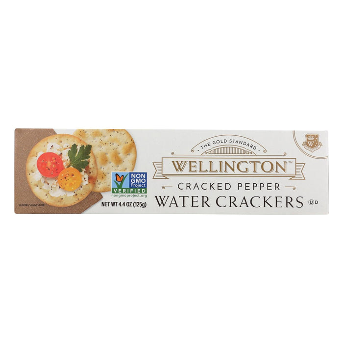 Wellington Pepper Crackers (Pack of 12 - 4.4 Oz Boxes)