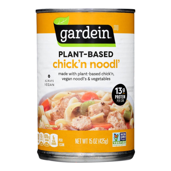 Gardein Plant-Based Chicken Noodle Soup, 12-Pack, 15 Oz Each