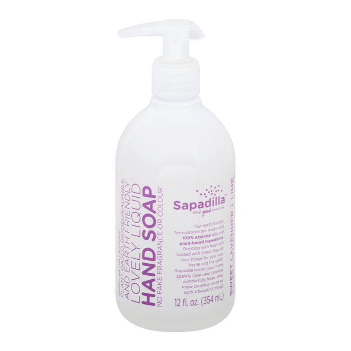 Sapadilla - Hand Soap Sweet Lavender Lime (12 Fl Oz)