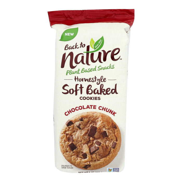 Back To Nature Homestyle Chocolate Chunk Cookies (Pack of 6-8oz)