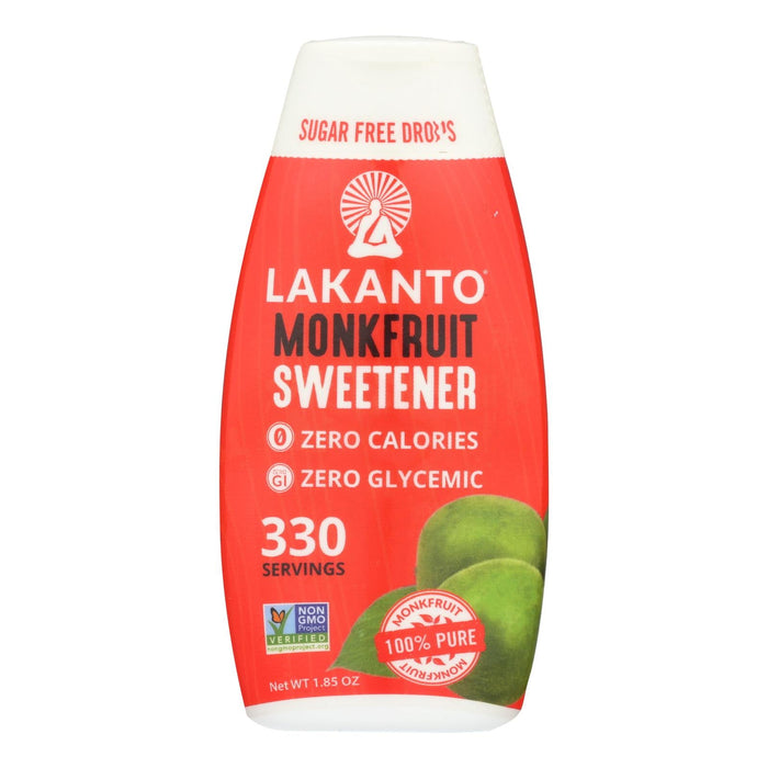 Lakanto Original Sugar-Free Monk Fruit Sweetener, 6 x 1.76 Fl Oz