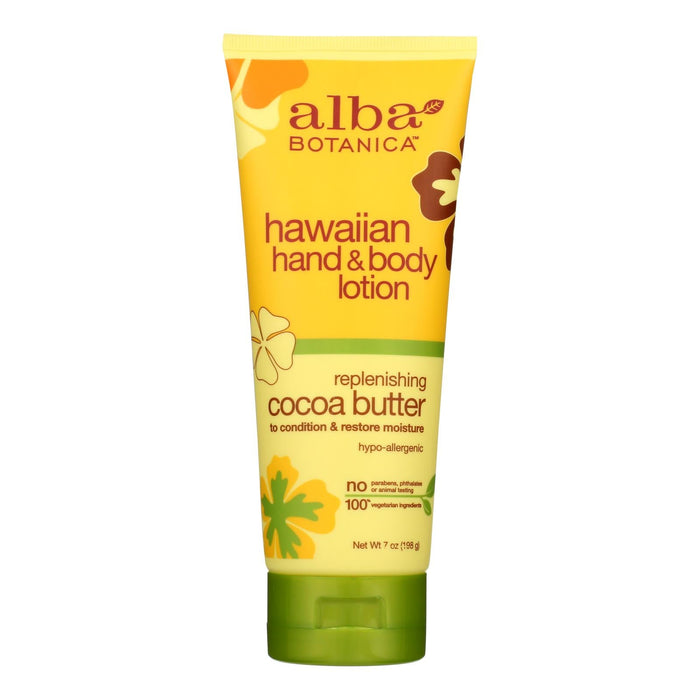 Alba Botanica Hawa Cocoa Butter Nourishing Hand & Body Lotion (6 Fl Oz)