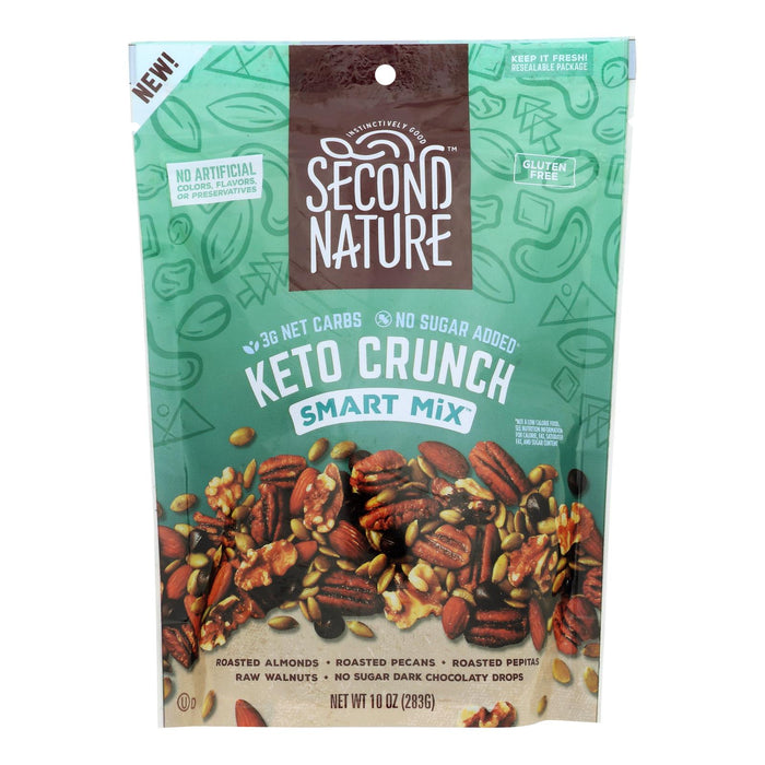 Second Nature Keto Crunch Nut Medley (Pack of 6 - 10 Oz)