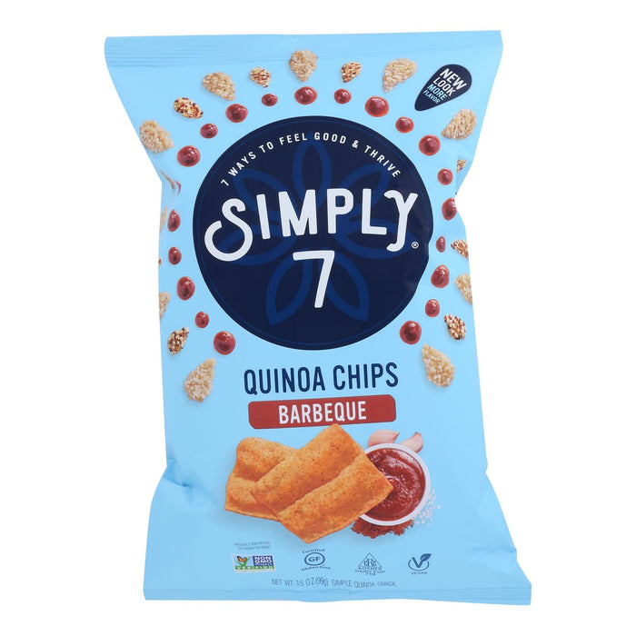 Simply 7 Quinoa Barbeque Chips (Pack of 8 - 3.5 Oz.)