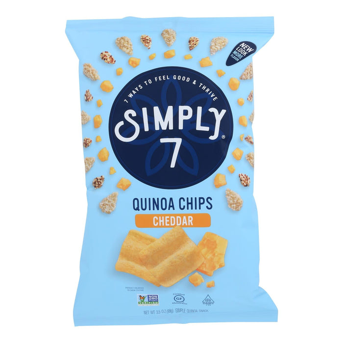 Simply 7 Quinoa Cheddar Chips (Pack of 8)