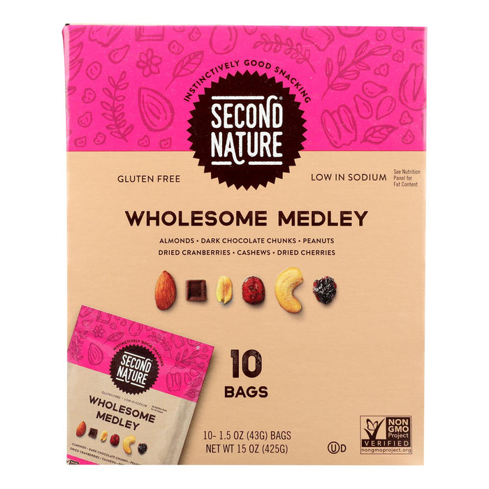 Second Nature Wholesome Nut Medley (4-Pack, 10/1.5oz Each)