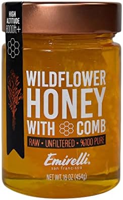 Emirelli - Wildflower Honey Comb, 16 oz (Pack of 6) - Gluten-Free Turkey Honey