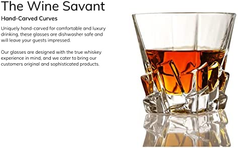 Wine & Whiskey Decanter Gift Set for Men & Women Whiskey Decanter, 2 Iceberg Whiskey Glasses, 2 Coasters, 8 Stainless Steel Whisky Rocks Chillers, Tongs & Freezer Pouch Gift Box The Wine Savant, Dad