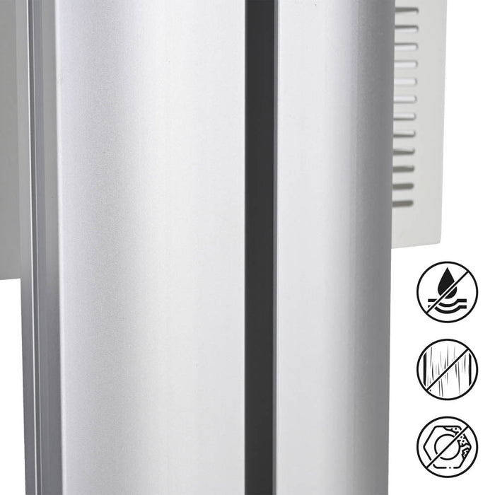 Yescom Rolling Laptop Cart with Power Outlet