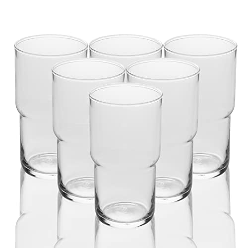 Iced Coffee Glasses - Set of 6 (15oz/21oz)