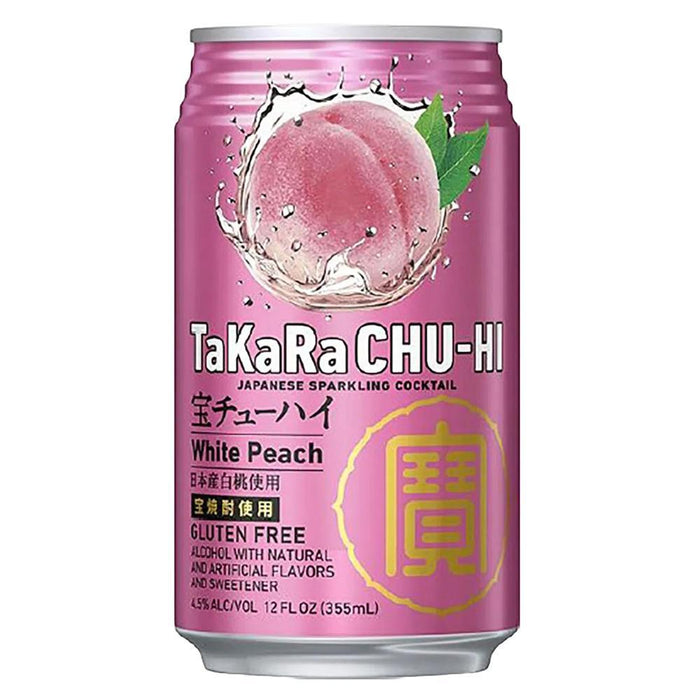 TaKaRa CHU-HI - 'White Peach' Japanese Sparkling Cocktail (355ML)