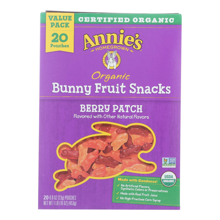 Annie's Homegrown Oogii Berry Patch Organic Fruit Snacks (Pack of 6-16 Oz)