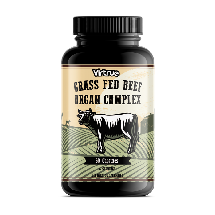 Grass Fed Beef Organ Complex Capsules