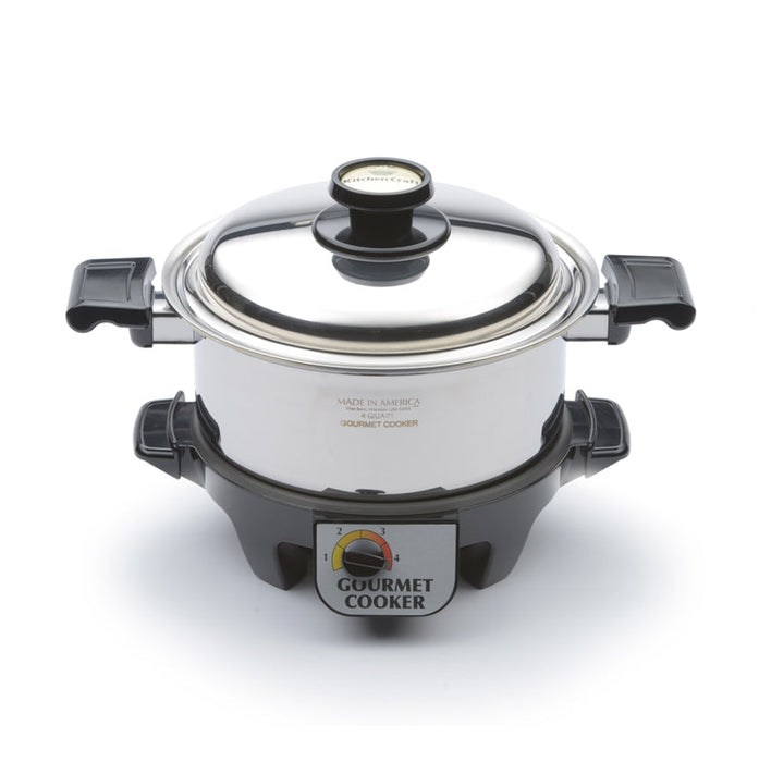 4 Quart Gourmet Slow Cooker Set