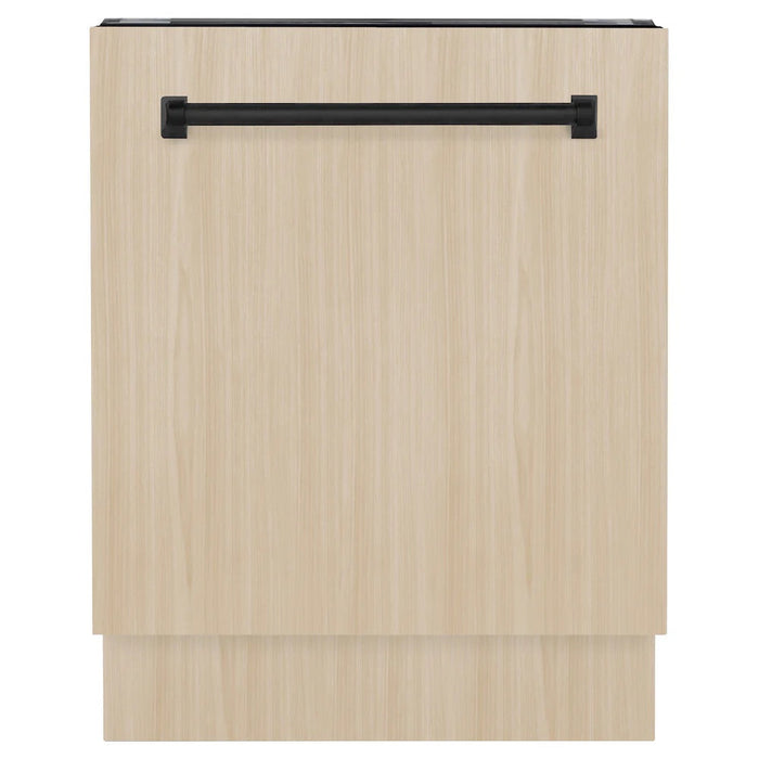 ZLINE Autograph 24" Dishwasher Stainless, Matte Black DWVZ-24-MB