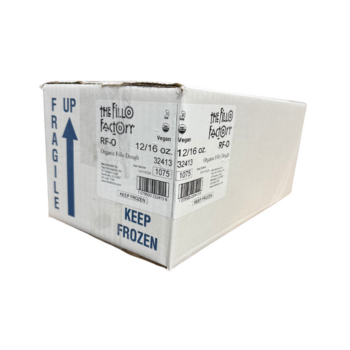 The Fillo Factory Organic Fillo Dough – 16 oz – Vegan, USDA Organic, Non-GMO