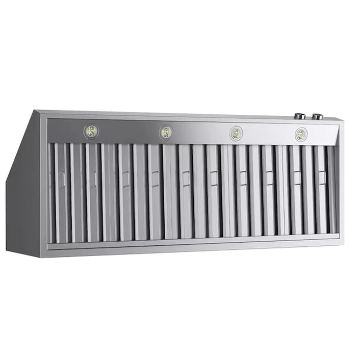 Kucht 60" Ducted Under Cabinet Range Hood Stainless Steel with Digital Controls KRH600-SS