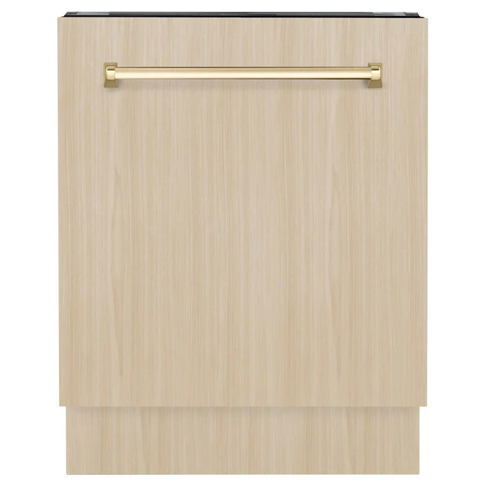 ZLINE Autograph 24" Dishwasher Stainless, Gold DWVZ-24-G