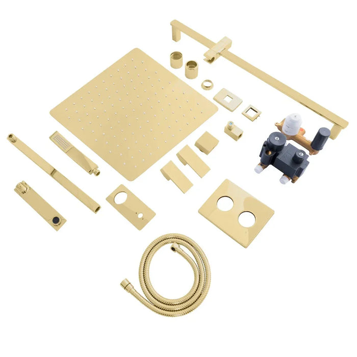 ZLINE Bliss Shower System Oversized Shower Head, BLS-SHS16-PG