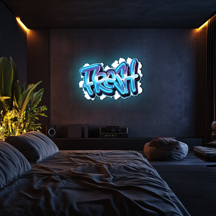 UV Printed Fresh Neon Wall Art- LV0011