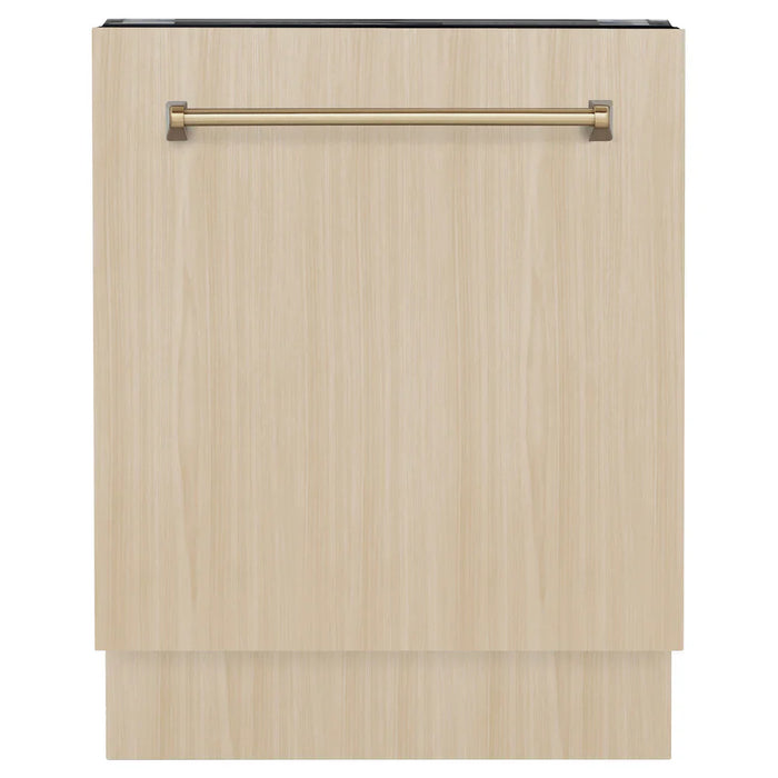 ZLINE Autograph 24" Dishwasher Stainless, Champagne Bronze DWVZ-24-CB