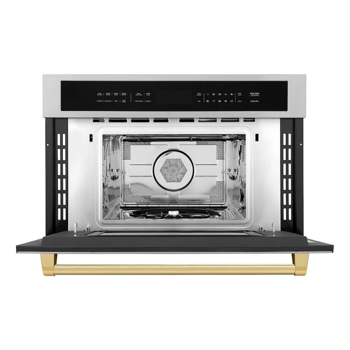 ZLINE 30” Convection Microwave, Stainless Steel, Gold MWOZ-30-G